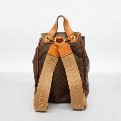 Celine Backpack Daypack Macadam Brown Women's