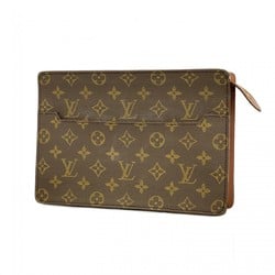 Louis Vuitton Clutch Bag Monogram Pochette Homme M51795 Brown Men's Women's