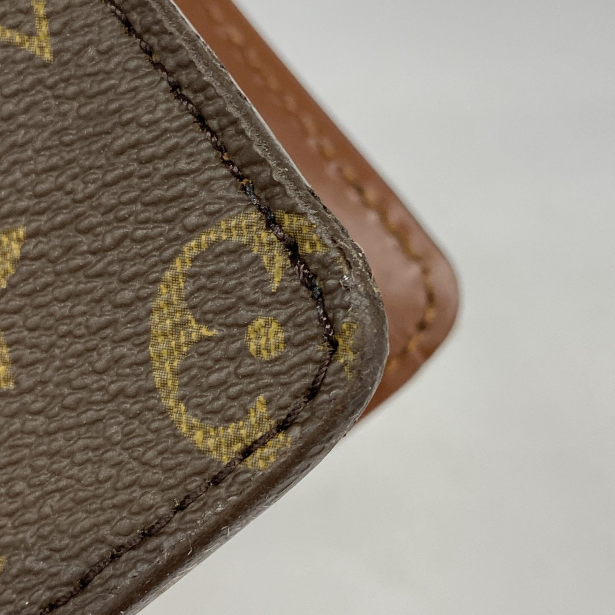 Louis Vuitton Clutch Bag Monogram Pochette Homme M51795 Brown Men's Women's