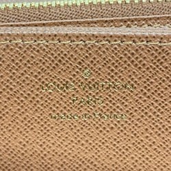 Louis Vuitton Long Wallet Monogram Zippy M42616 Brown Men's Women's