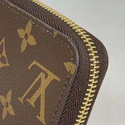 Louis Vuitton Long Wallet Monogram Zippy M42616 Brown Men's Women's