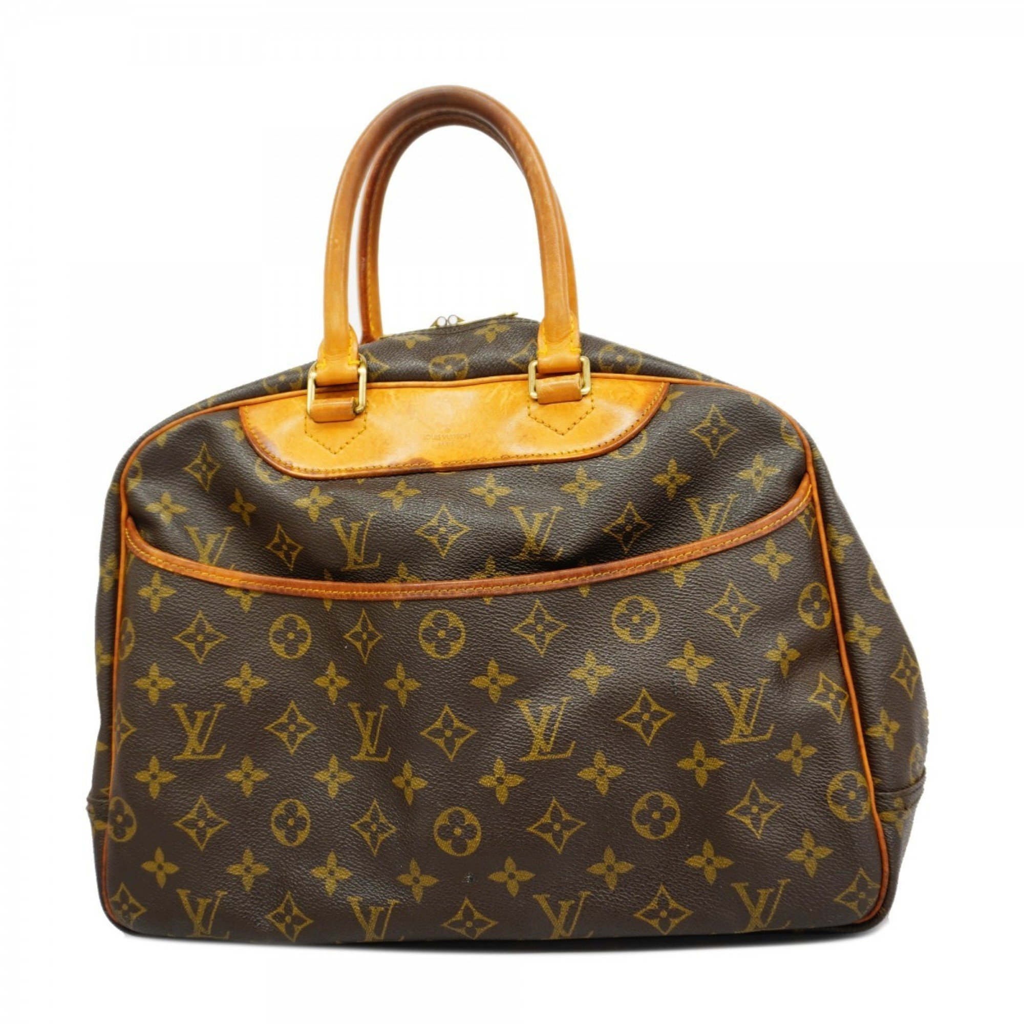 Louis Vuitton Handbag Monogram Deauville M47270 Brown Ladies