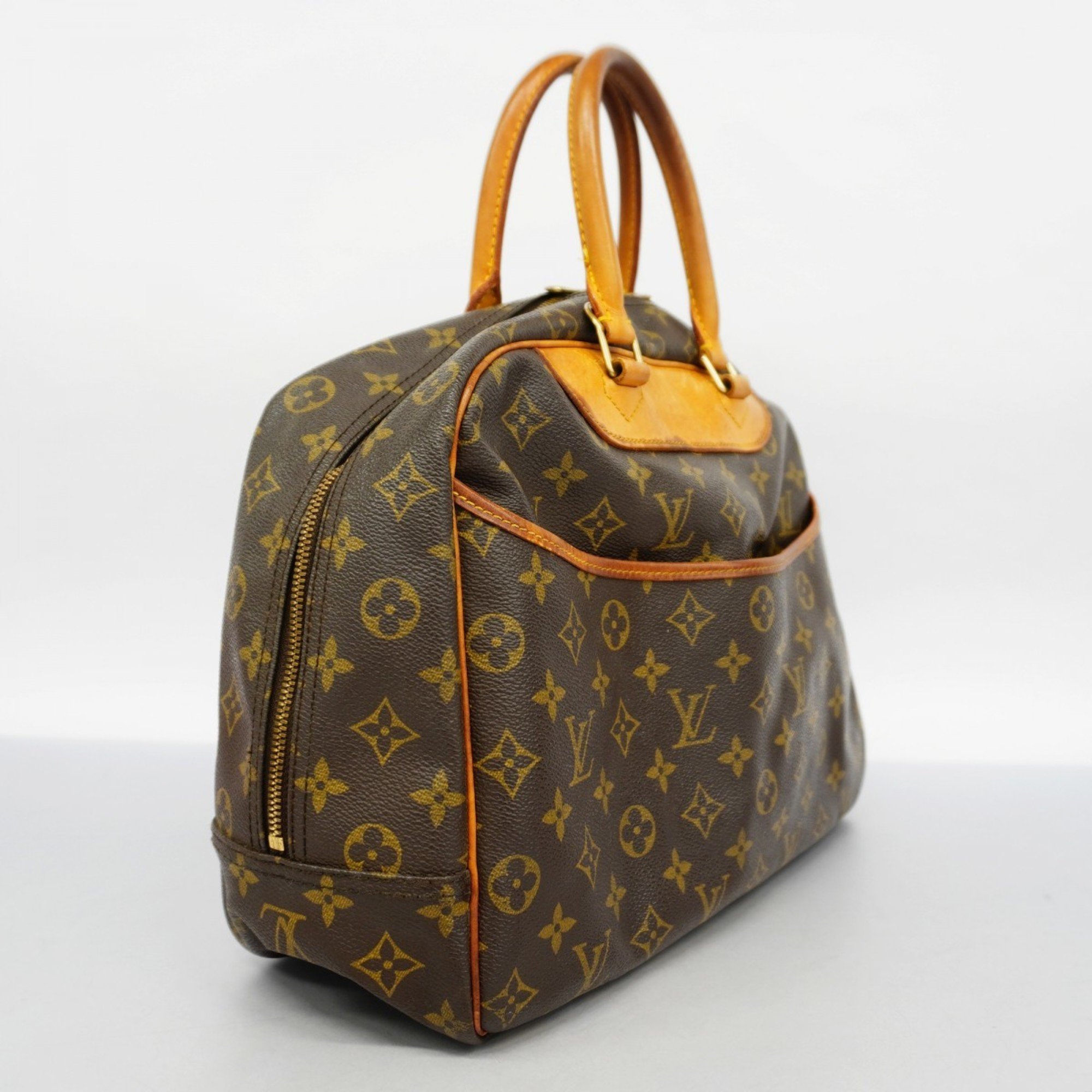 Louis Vuitton Handbag Monogram Deauville M47270 Brown Ladies