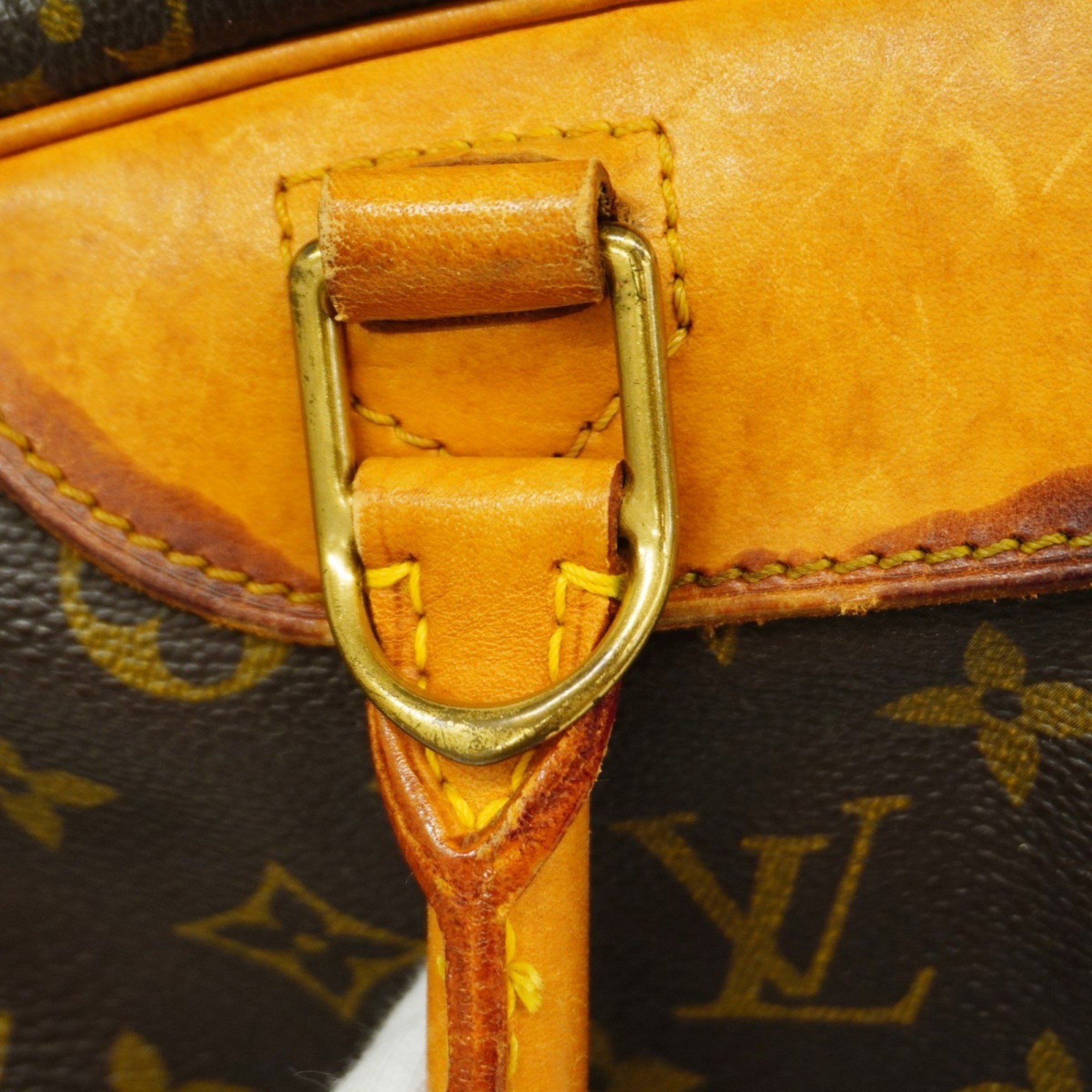 Louis Vuitton Handbag Monogram Deauville M47270 Brown Ladies