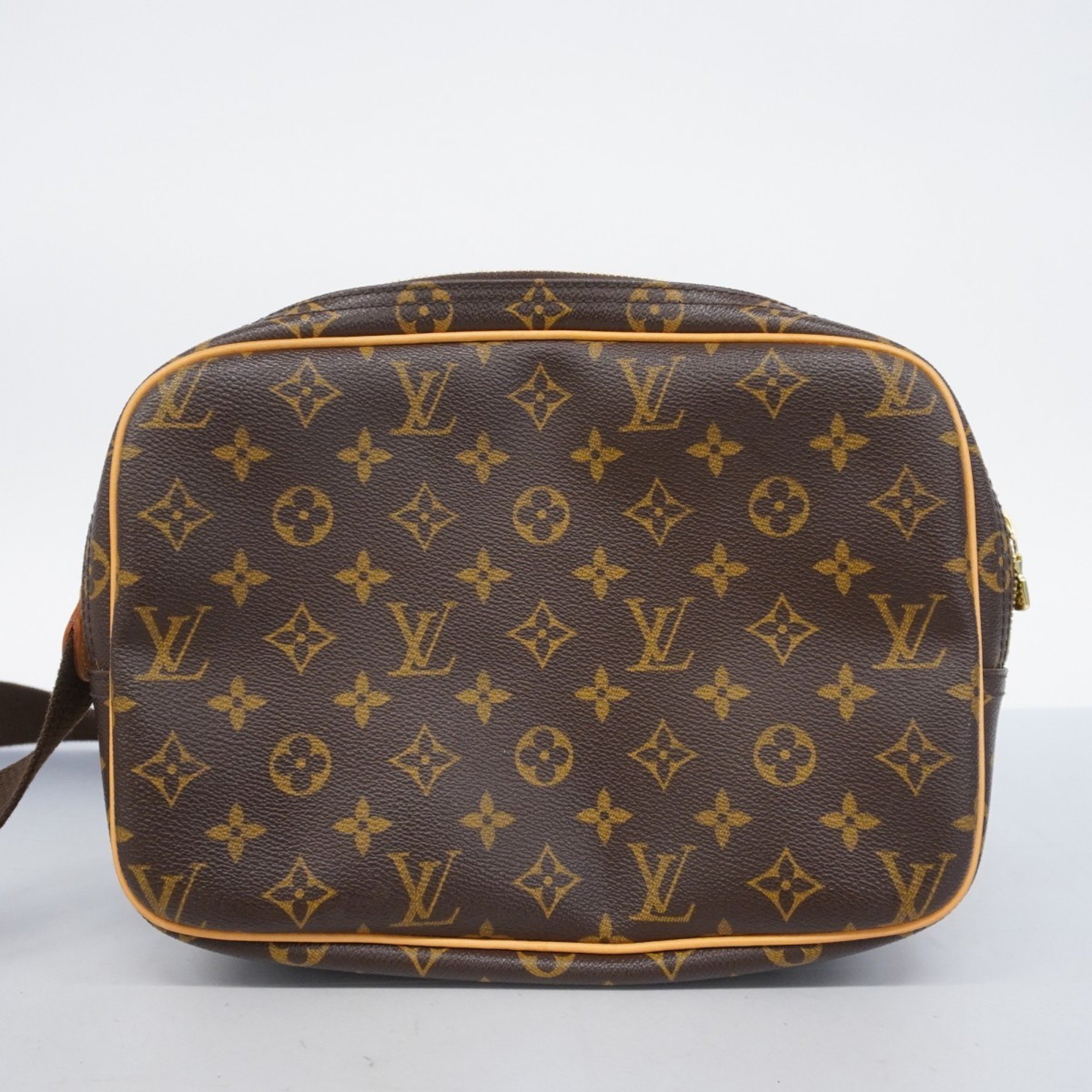 Louis Vuitton Shoulder Bag Monogram Reporter PM M45254 Brown Ladies