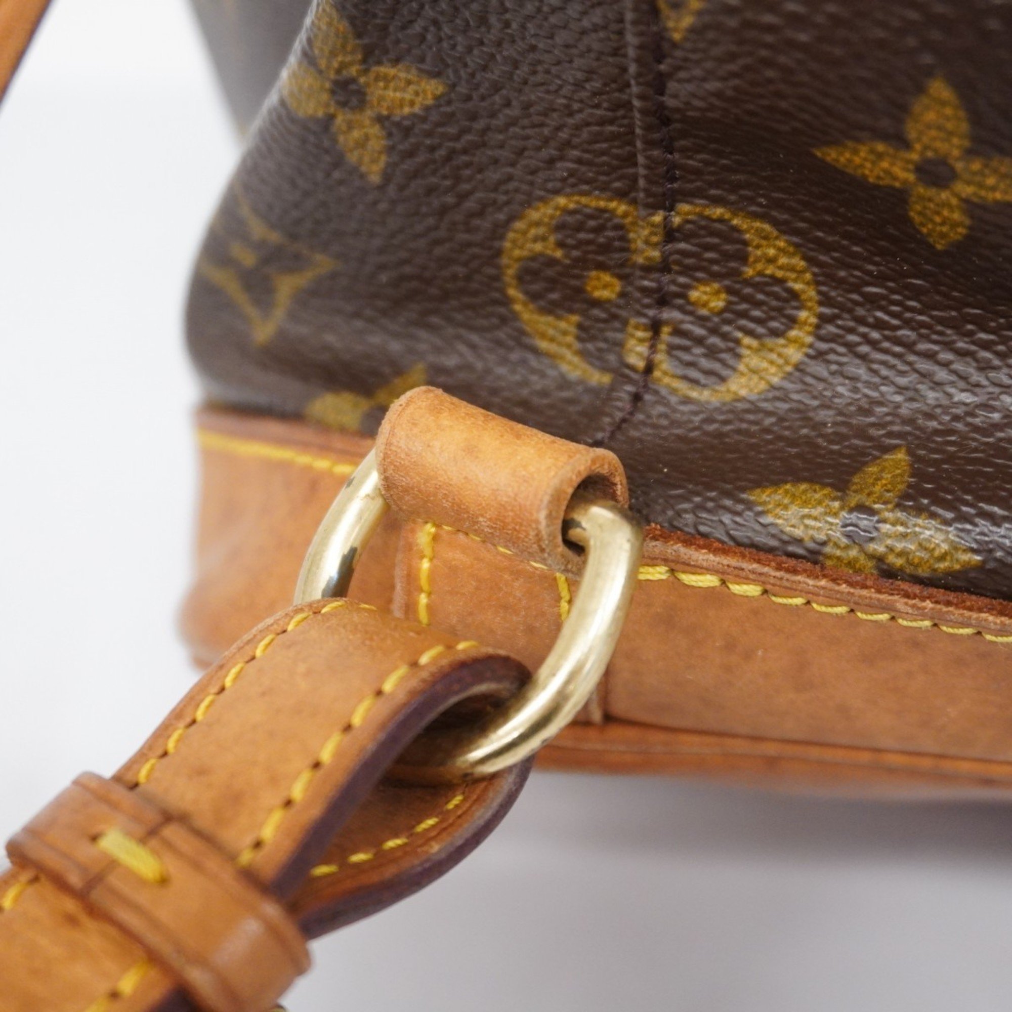 Louis Vuitton Backpack Daypack Monogram Montsouris MM M51136 Brown Women's