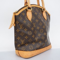 Louis Vuitton Handbag Monogram Lockit M40102 Brown Ladies