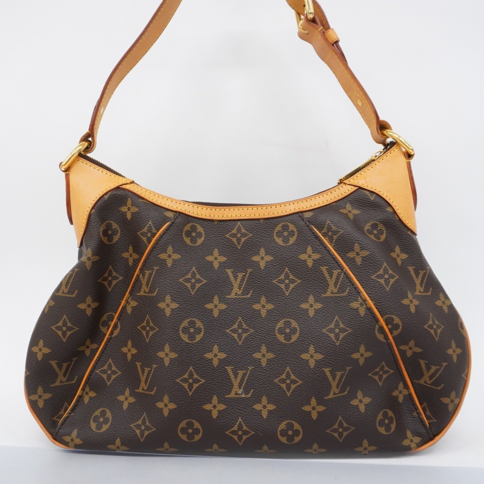 Louis Vuitton Shoulder Bag Monogram Thames GM M56383 Brown Ladies