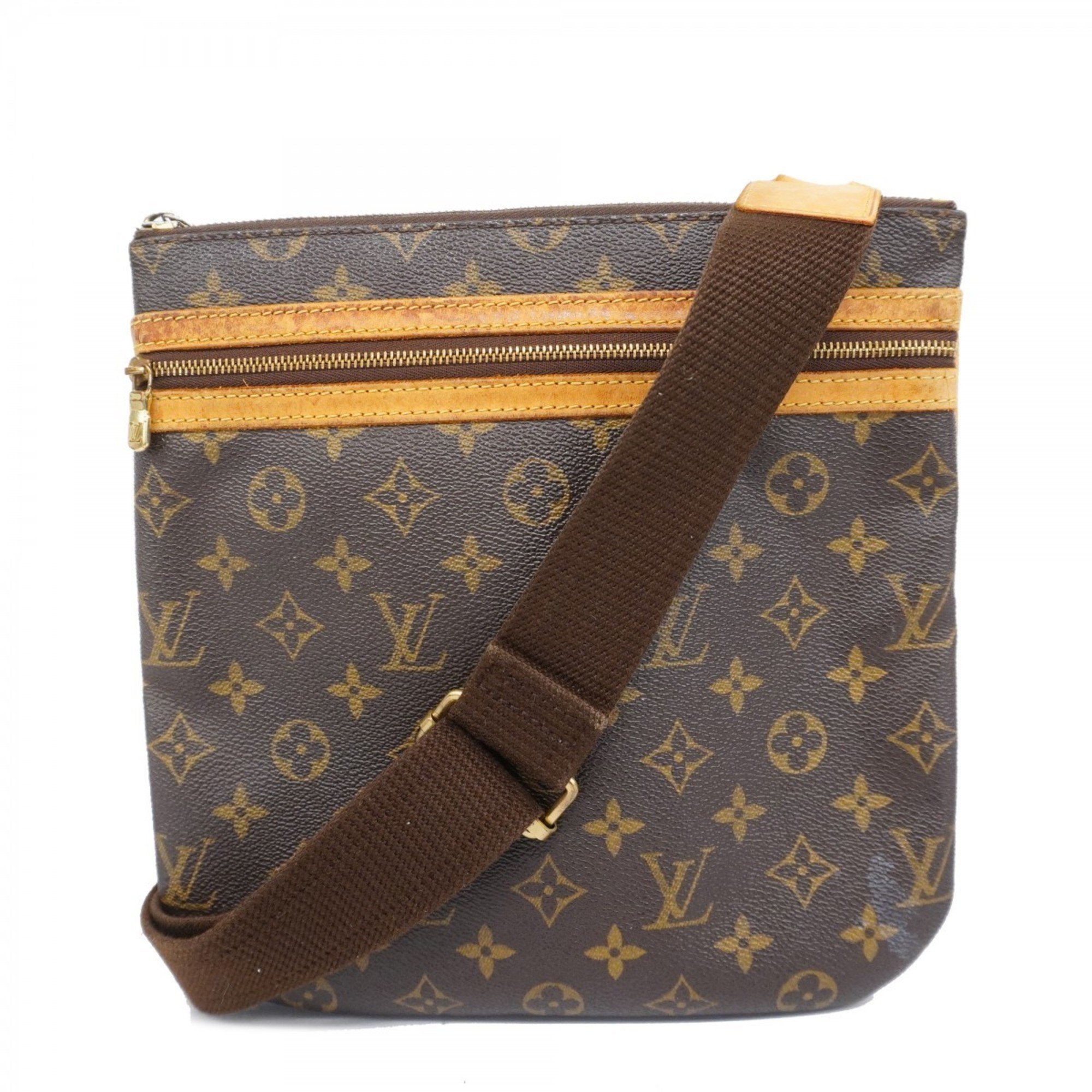 Louis Vuitton Shoulder Bag Monogram Pochette Bosphore M40044 Brown Ladies