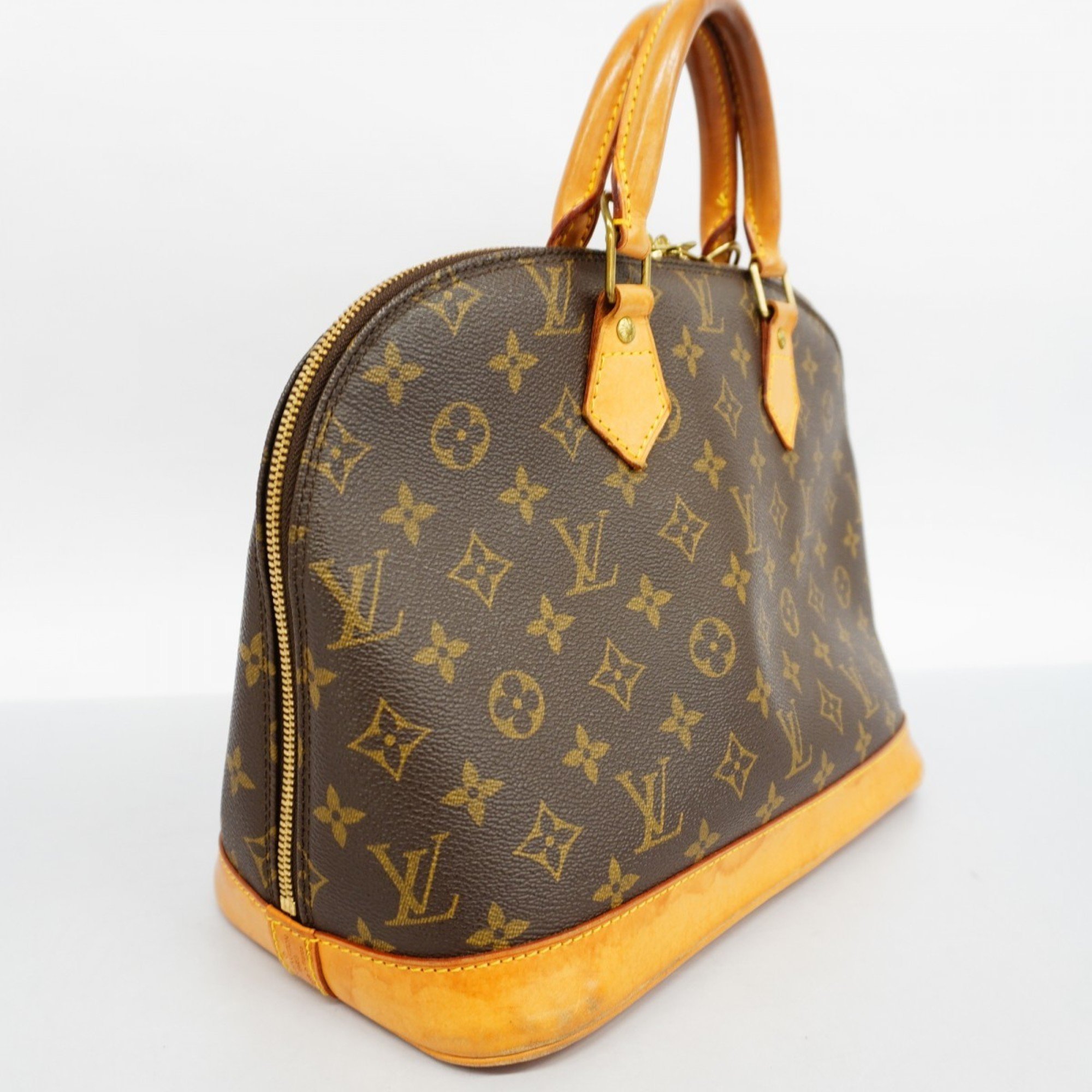 Louis Vuitton handbag Monogram Alma M51130 brown ladies