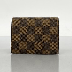 Louis Vuitton Business Card Holder Damier Envelope Carte de Visite N62920 Ebene Men's Women's