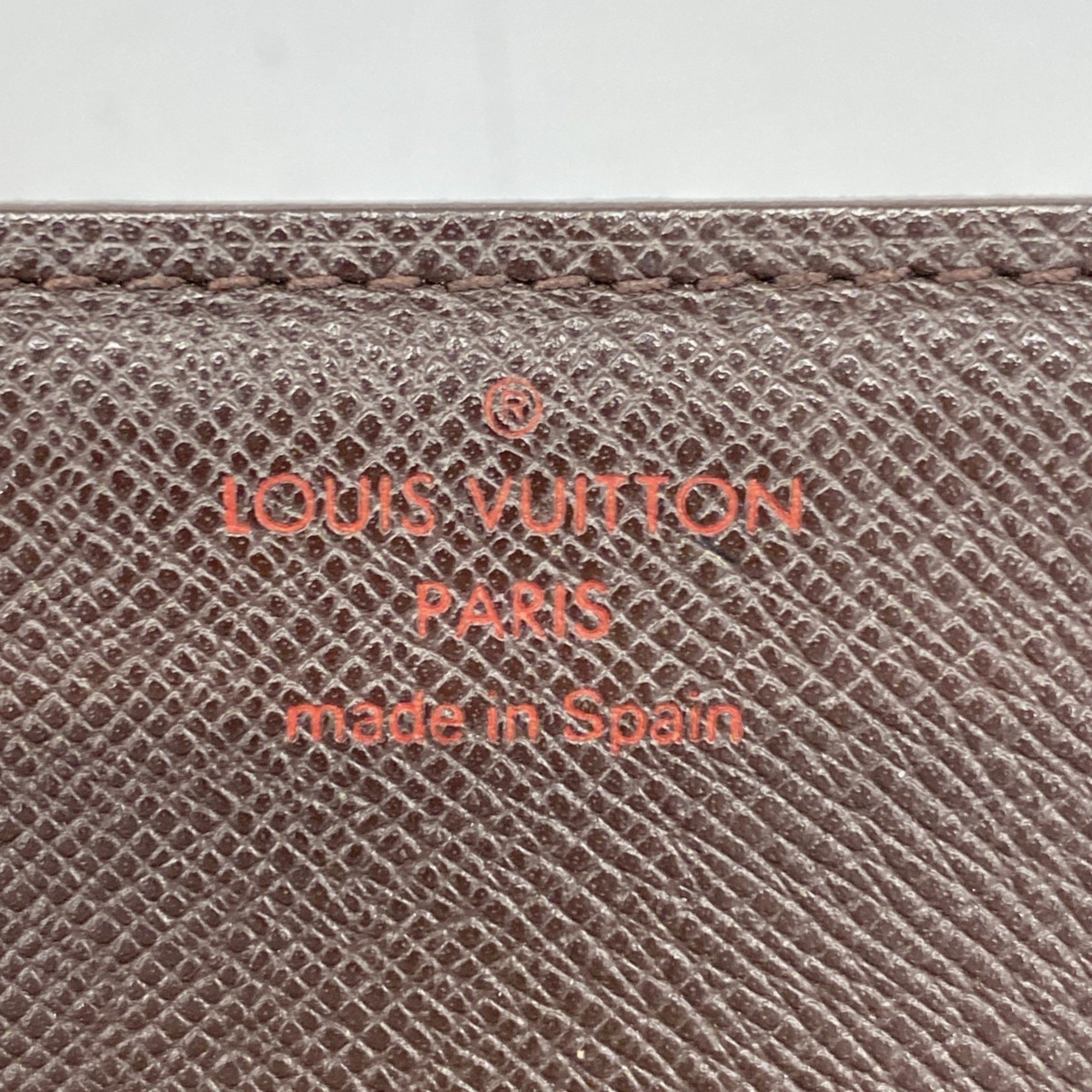 Louis Vuitton Business Card Holder Damier Envelope Carte de Visite N62920 Ebene Men's Women's