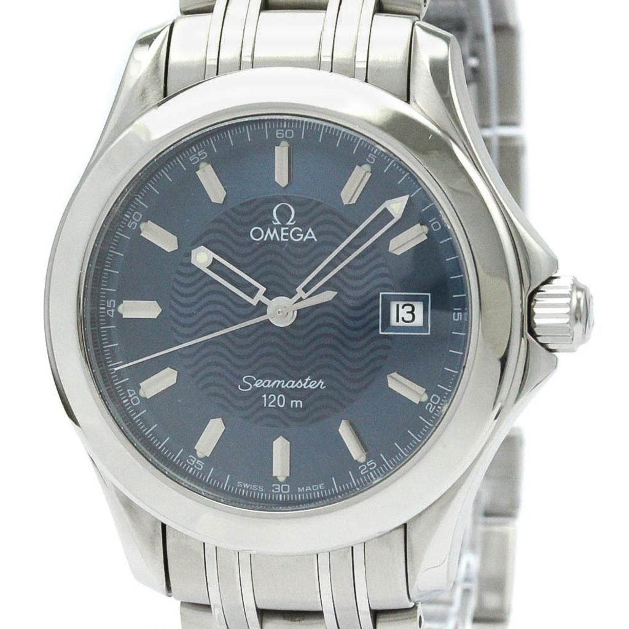 Polished OMEGA Seamaster 120M Steel Quartz Mens Watch 2511.81 BF571693