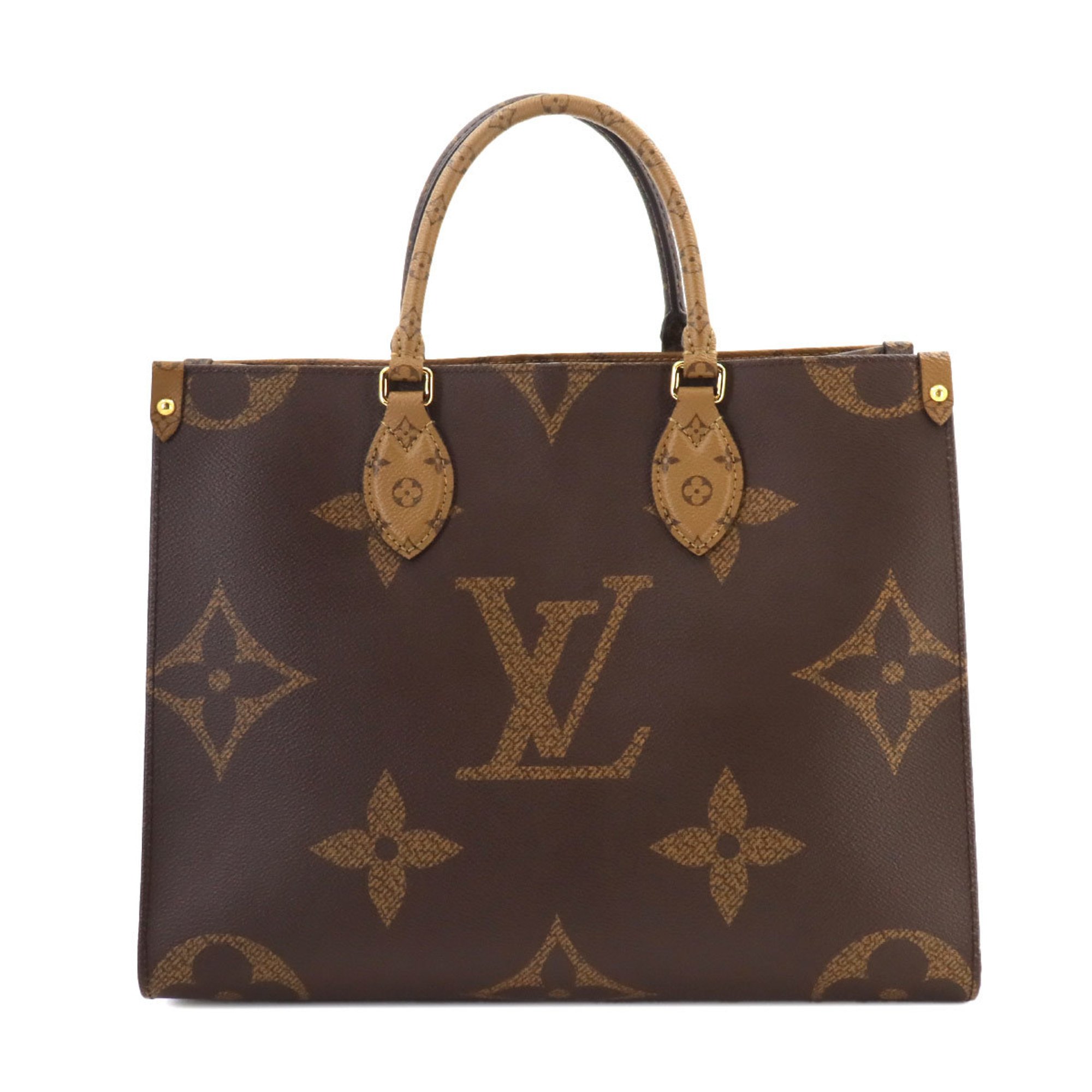 LOUIS VUITTON Giant Monogram Onthego MM 2way Tote Shoulder Bag M45321 RFID