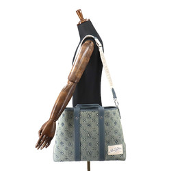 Louis Vuitton LOUIS VUITTON Monogram Wash Denim Weekend Tote NM 2way Shoulder Bag Blue M22537 RFID