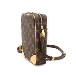 Louis Vuitton Monogram Danube Shoulder Bag Brown M45266 Gold Hardware