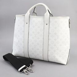 Louis Vuitton LOUIS VUITTON Taigarama Weekend Tote NM 2way Shoulder Bag Optic White M30919 RFID