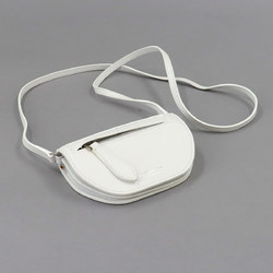 Burberry Olympia Micro Shoulder Bag Leather White 8040736