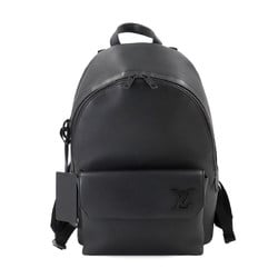 Louis Vuitton Aerogram Takeoff Backpack Rucksack Leather Black M57079 RFID