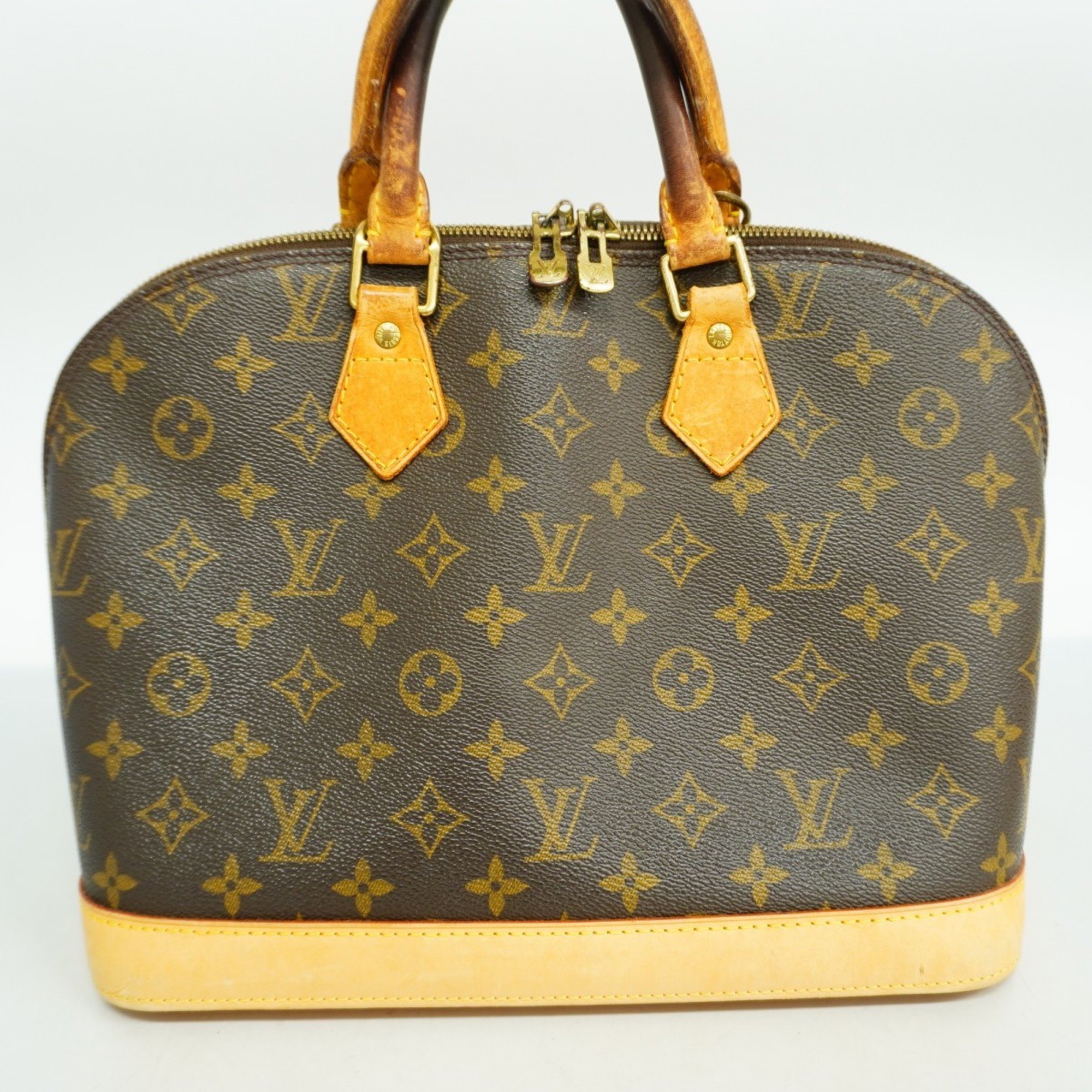 Louis Vuitton handbag Monogram Alma M51130 Brown ladies