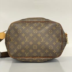 Louis Vuitton Shoulder Bag Monogram Reporter PM M45254 Brown Ladies