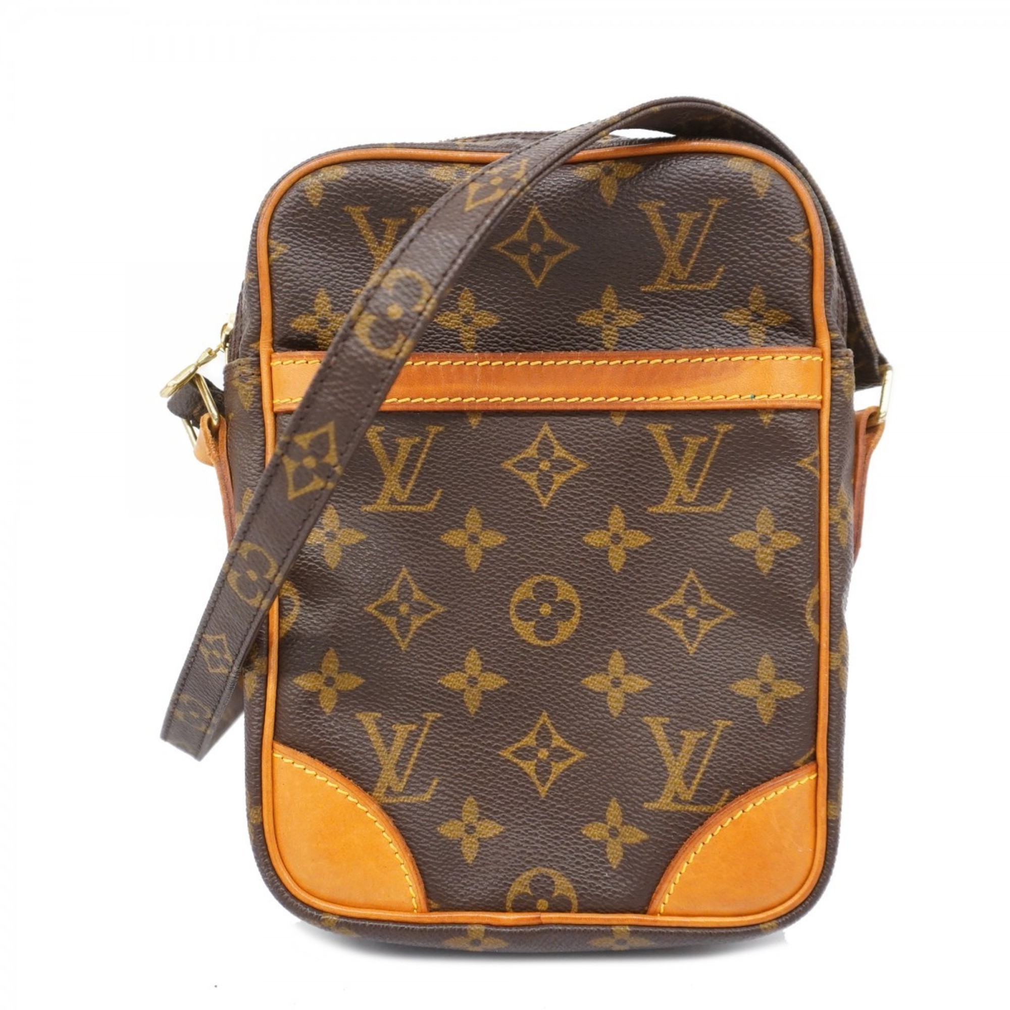 Louis Vuitton Shoulder Bag Monogram Danube M4526 Brown Ladies