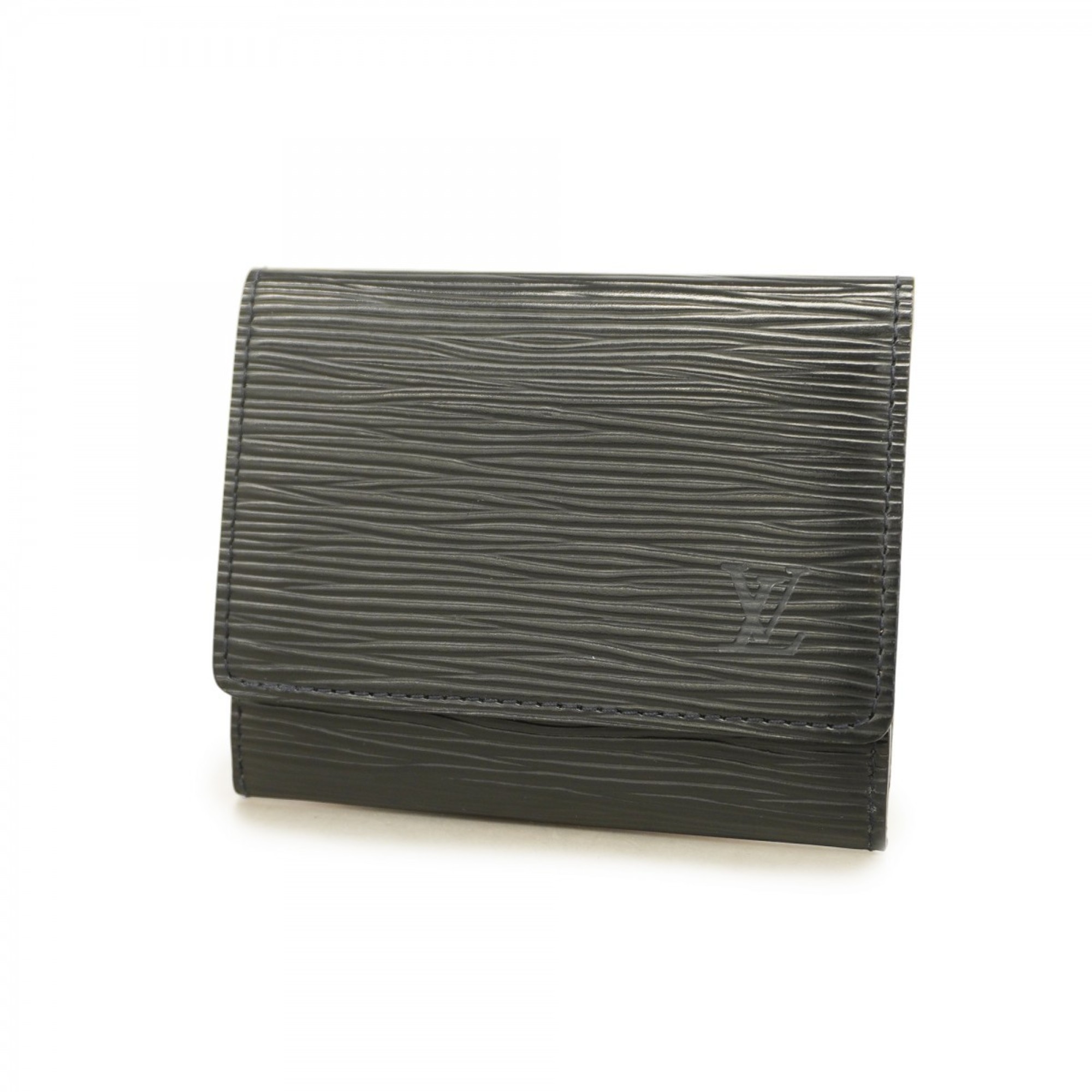 Louis Vuitton Business Card Holder Epi Envelope Carte de Visite M56582 Noir Men's Women's