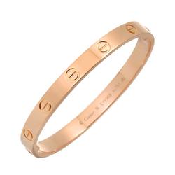 Cartier Love Bracelet #16 K18 PG Pink Gold 750 Bangle