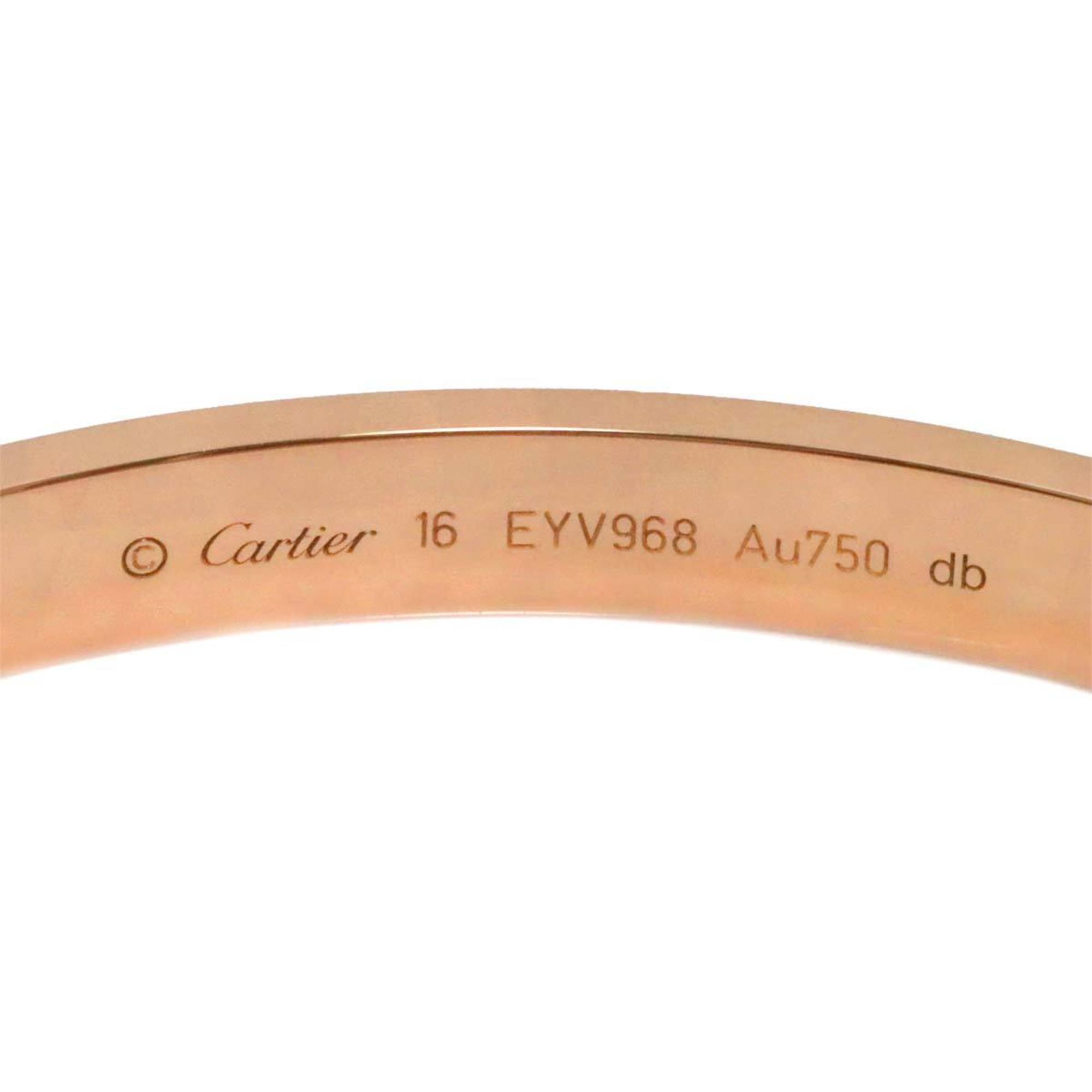 Cartier Love Bracelet #16 K18 PG Pink Gold 750 Bangle