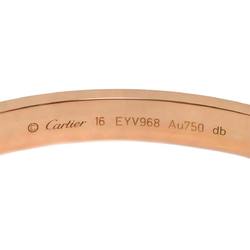 Cartier Love Bracelet #16 K18 PG Pink Gold 750 Bangle