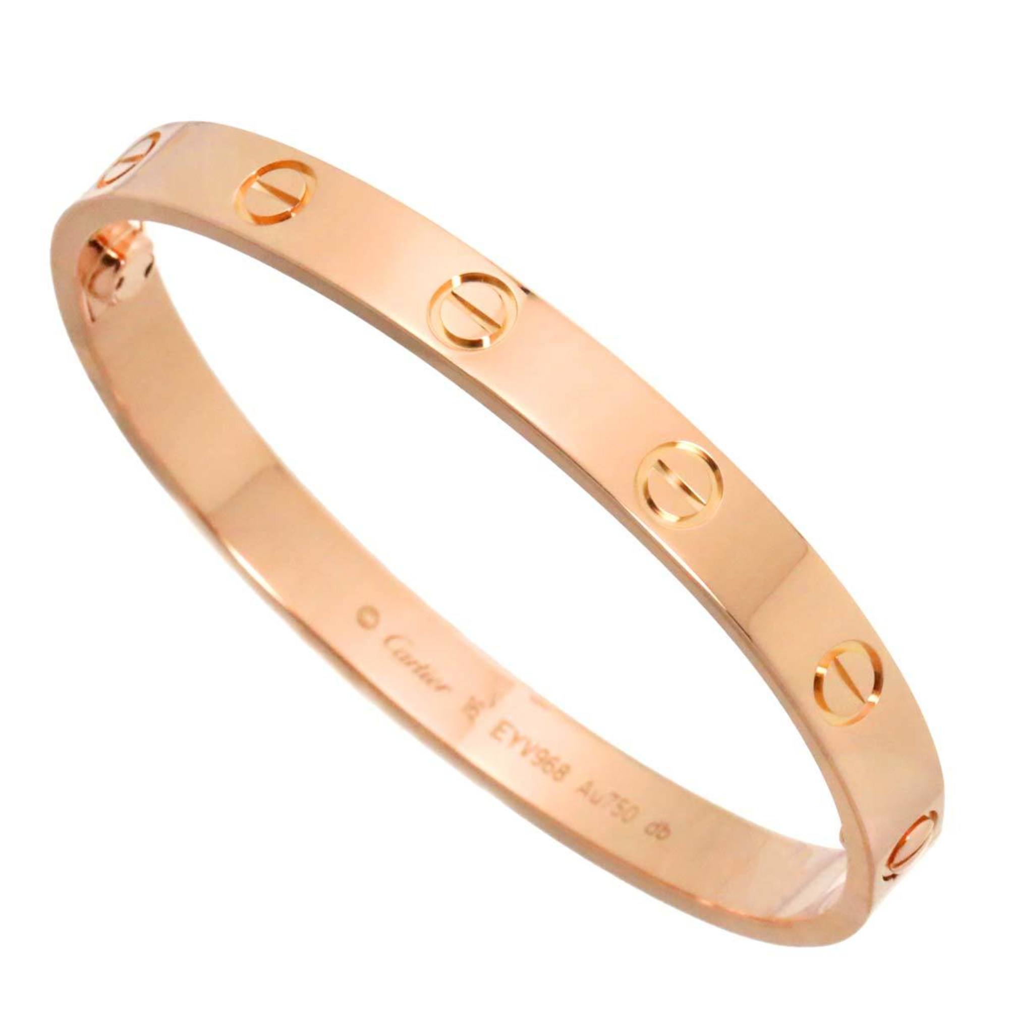 Cartier Love Bracelet #16 K18 PG Pink Gold 750 Bangle