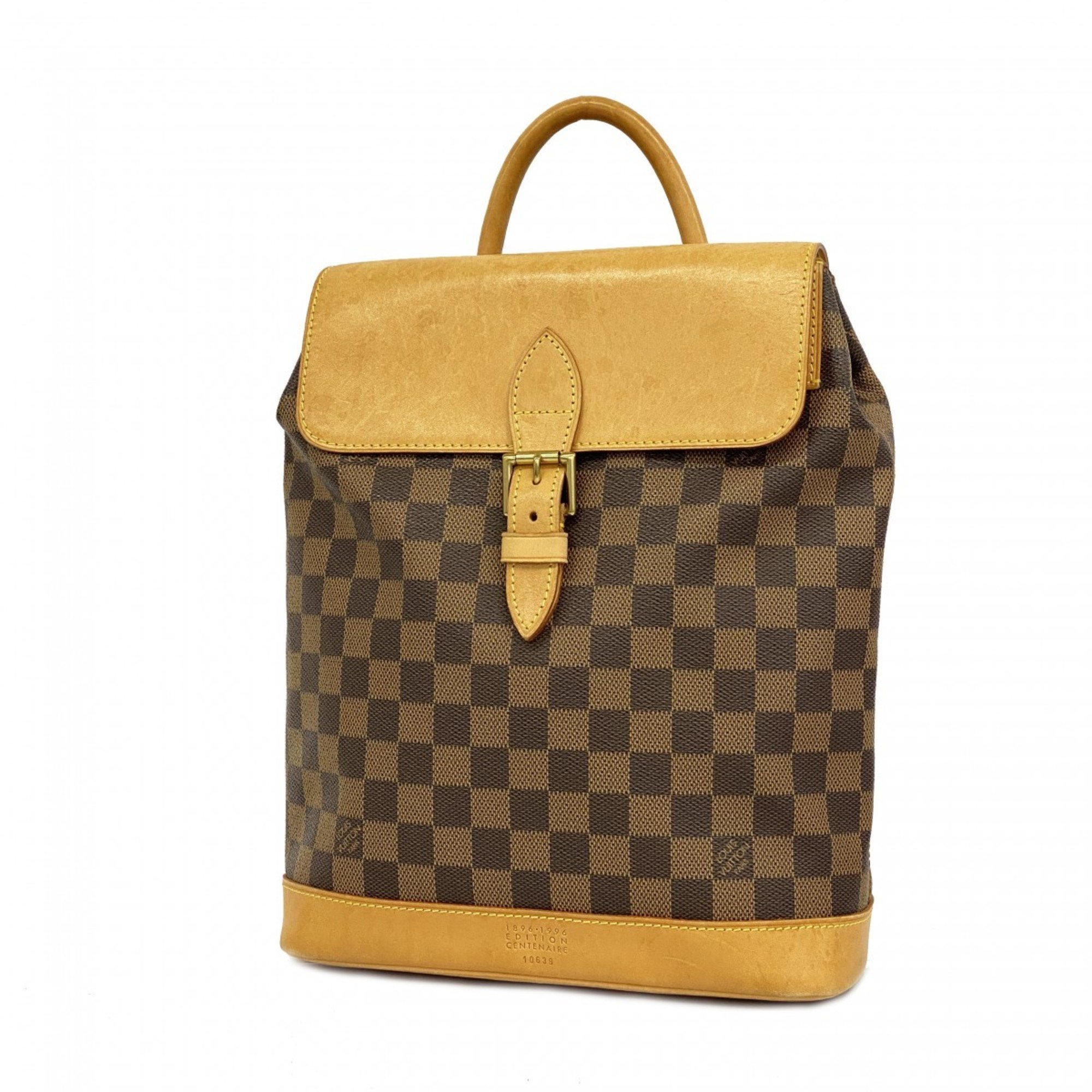 Louis Vuitton Backpack Daypack Damier Harlequin M99038 Ebene Women's