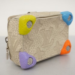 Louis Vuitton Pouch Monogram Taurillon Climbing MP3383 White Multicolor Men's Women's