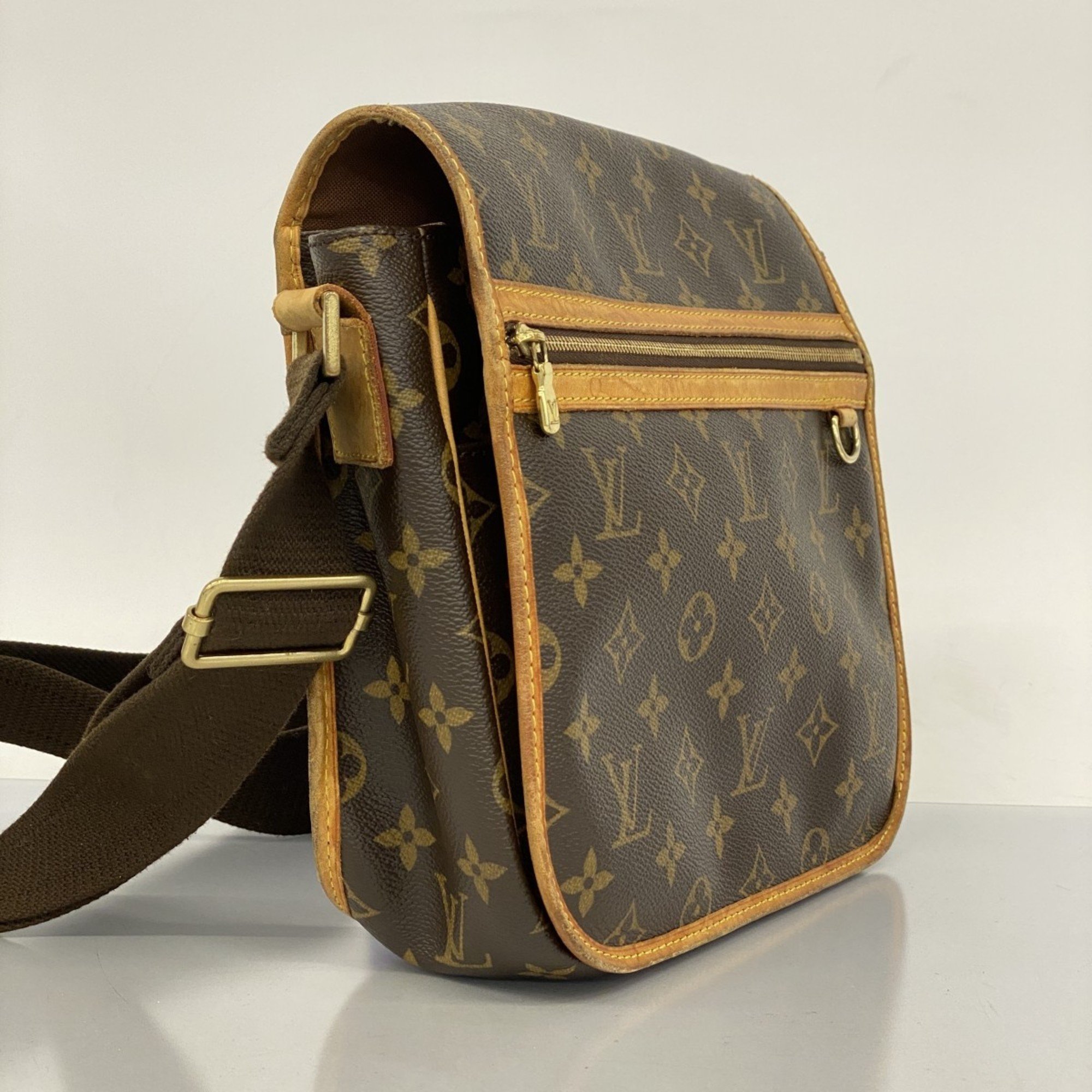 Louis Vuitton Shoulder Bag Monogram Bosphore PM M40106 Brown Ladies