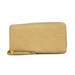 Louis Vuitton Long Wallet Monogram Empreinte Zippy M60746 Dune Men's Women's