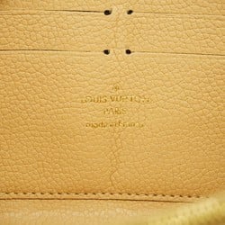 Louis Vuitton Long Wallet Monogram Empreinte Zippy M60746 Dune Men's Women's