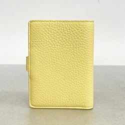 Louis Vuitton Wallet Vertical Compact M11975 Banana Yellow Limited Edition for Women