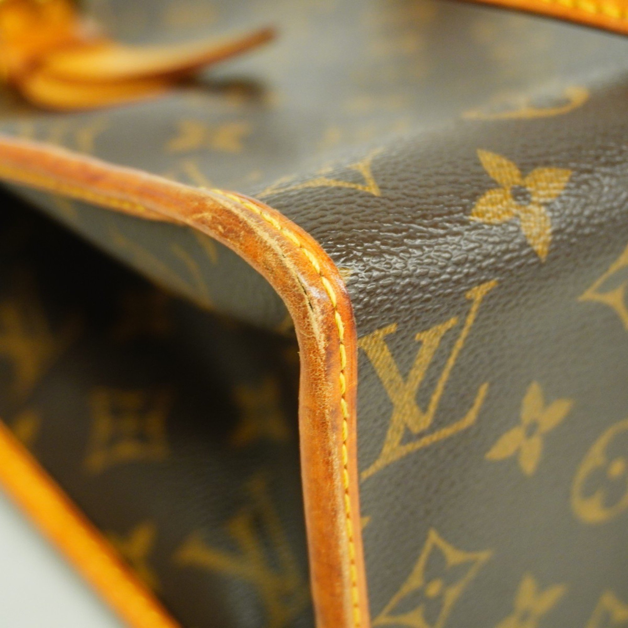 Louis Vuitton Tote Bag Monogram Popincourt M40007 Brown Ladies