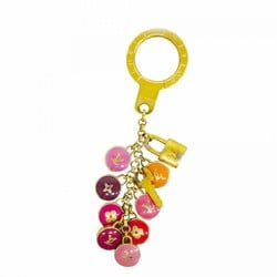 Louis Vuitton Keychain Porte Crepasti M65381 Gold Multicolor Ladies