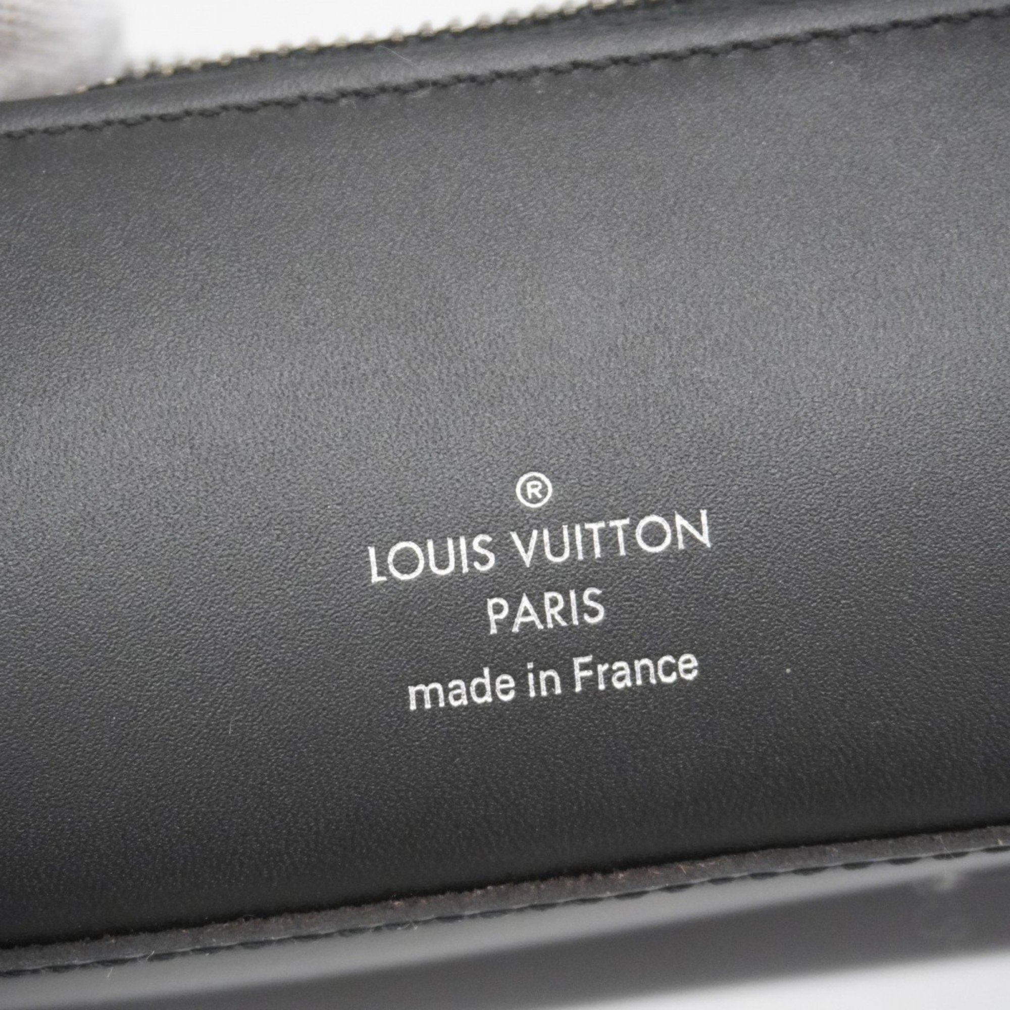 Louis Vuitton Pen Case Monogram Eclipse Truth Elisabeth GI0199 Black Grey Men's