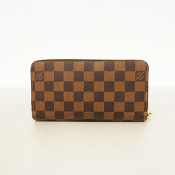 Louis Vuitton Long Wallet Damier Zippy N60015 Brown Men's Women's