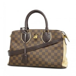 Louis Vuitton Handbag Damier Normandy N44028 Ebene Creme Ladies