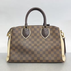 Louis Vuitton Handbag Damier Normandy N44028 Ebene Creme Ladies