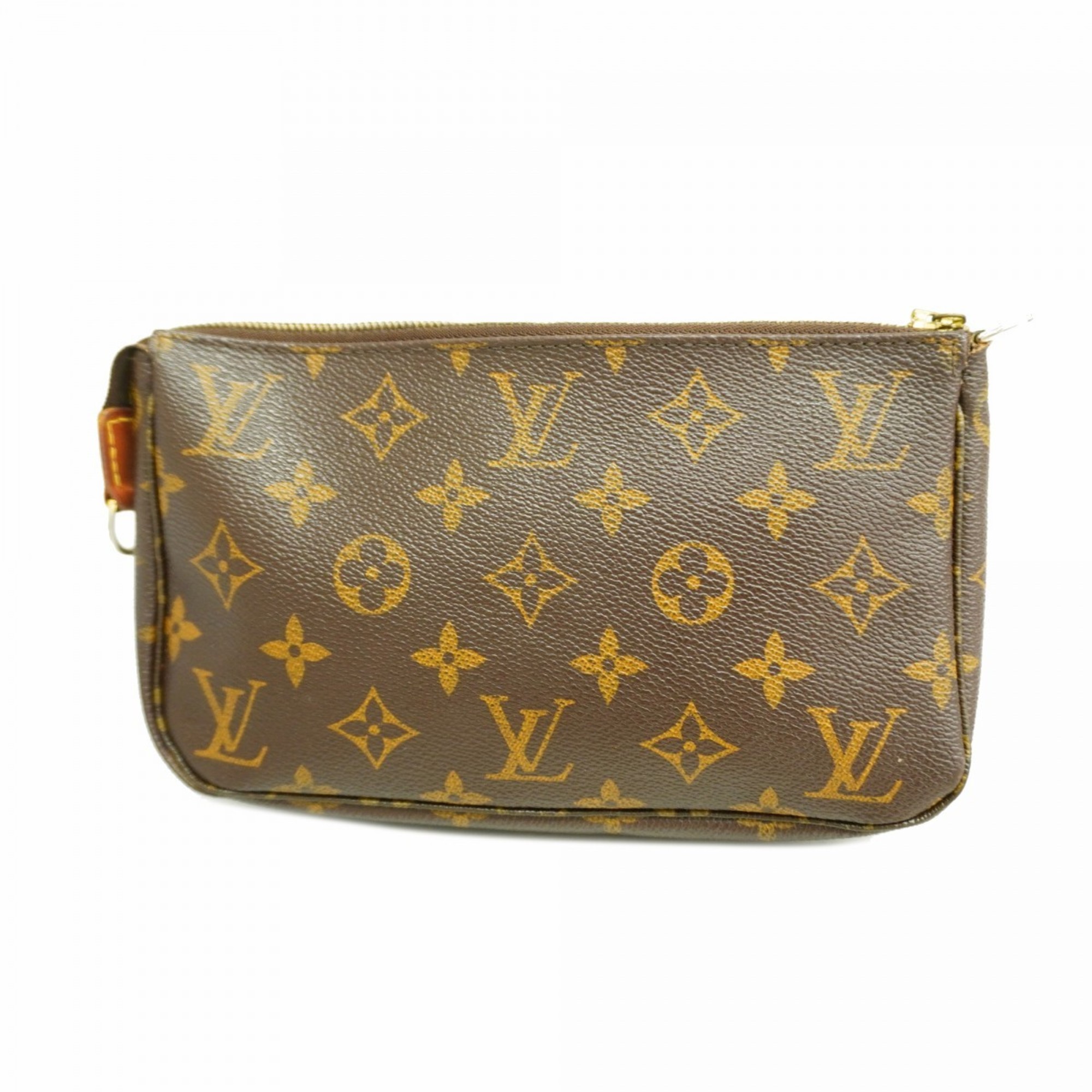 Louis Vuitton Pouch Monogram Pochette Accessoires M51980 Brown Women's