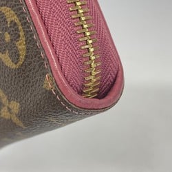 Louis Vuitton Long Wallet Monogram Zippy Retiro M64151 Rose Bruyere Ladies