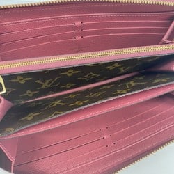 Louis Vuitton Long Wallet Monogram Zippy Retiro M64151 Rose Bruyere Ladies