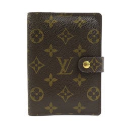 Louis Vuitton LOUIS VUITTON Notebook Cover Monogram Agenda PM Canvas Brown Gold Men's Women's R20005 e59380a