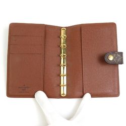 Louis Vuitton LOUIS VUITTON Notebook Cover Monogram Agenda PM Canvas Brown Gold Men's Women's R20005 e59380a