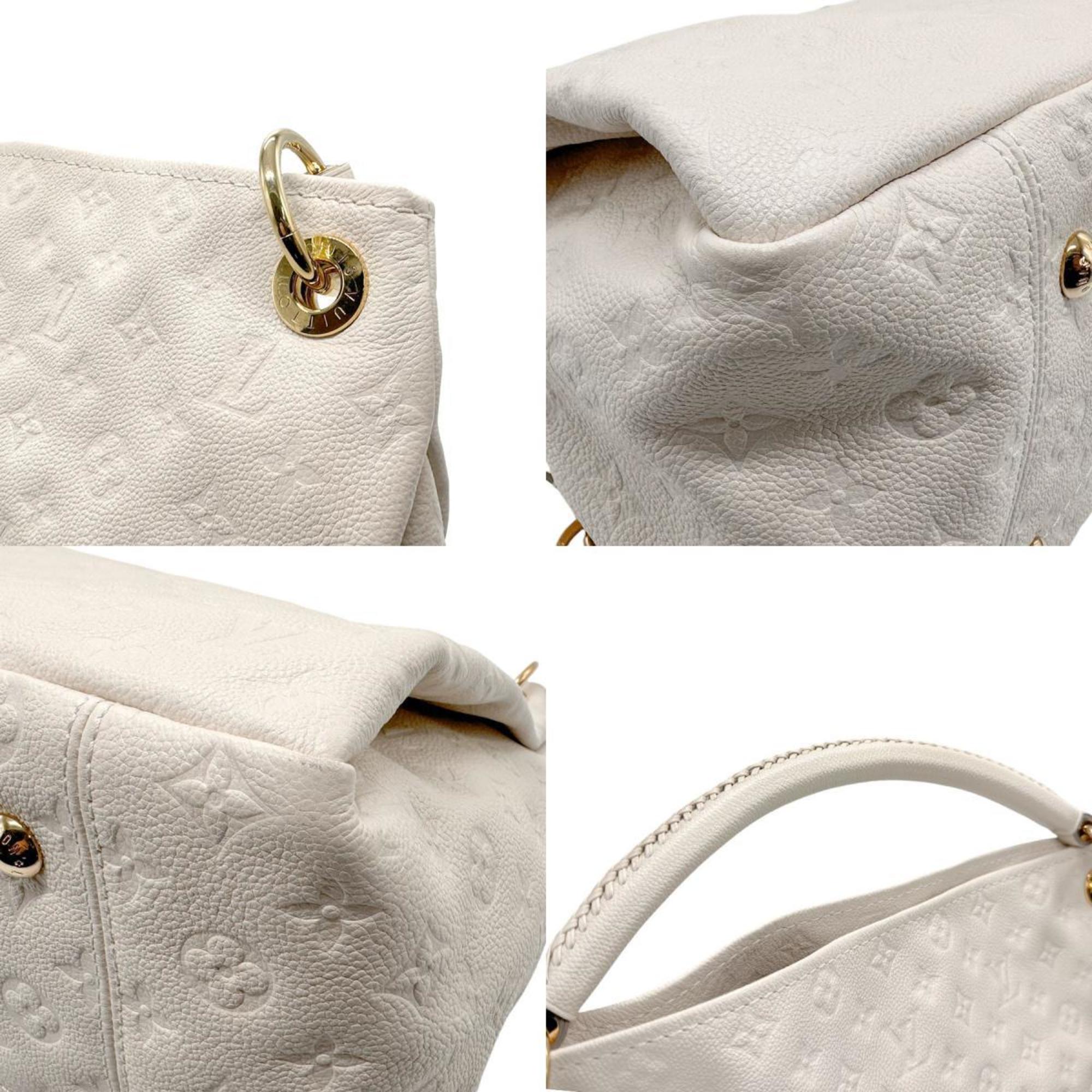 Louis Vuitton LOUIS VUITTON Shoulder Bag Monogram Empreinte Artsy MM Neige Gold Women's M93449 z2632