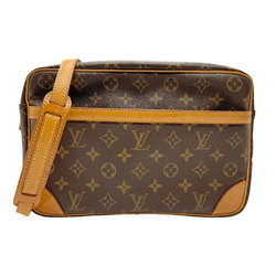 Louis Vuitton LOUIS VUITTON Shoulder Bag Monogram Trocadero Canvas Brown Gold Women's n0548